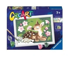 Tapymas pagal skaičius Floral Fawn 20178 Ravensburger