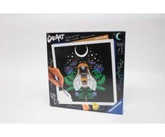 Ravensburger „CreArt Pixie Cold Edition“ bičių spalvinimo puslapis