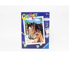 Ravensburger CreArt vaikams: Koń i kotki
