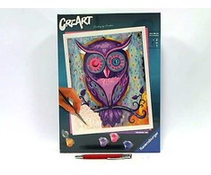 Tapymas pagal skaičius CreArt Dreaming Owl 28990 Ravensburger