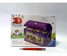 Ravensburger 3D Dėlionė 216 vnt. - Arkliukai: Lobių skrynia