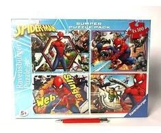 Ravensburger Dėlionė 4x100 vnt. - Žmogus-voras
