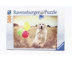 Ravensburger Dėlionė 500 vnt. - Šuo su balionais