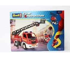 Revell First Construction gaisrinis automobilis su kopėčiomis 1:20, 30 cm, 4+