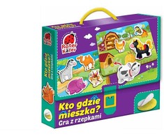 Roter Kafer Maksik Žaidimas su Velcro Kas kur gyvena? Mokomasis žaidimas
