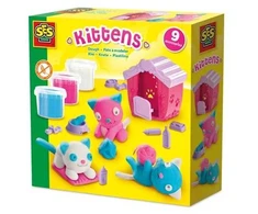 Dėlionė Ses_Creative Modelino rinkinys su įrankiais SES Creative Kittens 00506