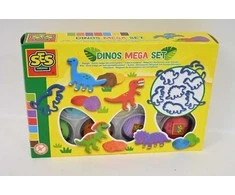 Ses Creative SES Ciasto megazest.Dino 7x90g+foremki 00503 05030