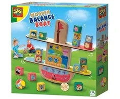 Edukacinis žaidimas SES Creative Wooden balance boat