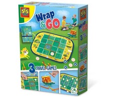 SES Stalo žaidimų rinkinys Wrap&amp;Go 3in1 kelionėms