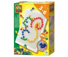 SES Creative – Mosaic Peg Board 100 vnt – (S14046)