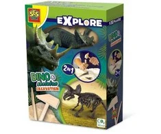 SES Creative – Kasinėjimas – Triceratops ir skeletas – (S25093)