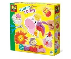 SES Creative – Pūkuotos kilpos – Minkšti verpalai – (S14010)