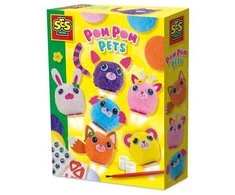 Dėlionė Ses_Creative Kūrybos rinkinys SES Creative Pom Pom Pets 14789