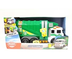 Dickie Interaktyvus šiukšliavežis City Cleaner transporto priemonė Light Sound 37 cm