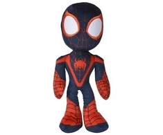 Mattel Marvel talismanas Spiderman Miles Morales pliušinis žaislas 25 cm su švytinčiomis tamsoje akimis