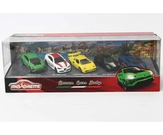 SIMBA Rinkinys 5 metalinės transporto priemonės Lenktyniniai automobiliai Italian Springs Svajonių automobiliai Alfa Romeo Lamborghini kaip dovana