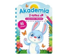 Skrzat Wydawnictwo Akademia 2-latka su zajšczkiem Milusiem 80171