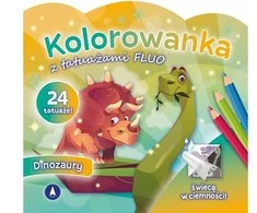 Skrzat Wydawnictwo Kolorow.su tattoo.FLUO Dinosaurs 77643