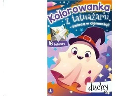 Skrzat Wydawnictwo Kolorow.su tatuiruotė. Švyti tamsoje! Vaiduokliai 76059