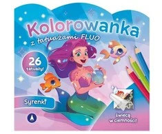 Skrzat Wydawnictwo Kolorow.su tatuaż.FLUO Syrenki 78909