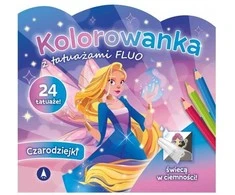 Skrzat Wydawnictwo Kolorow.su tatuaż.FLUO Czarodziejki 78831