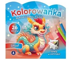 Skrzat Wydawnictwo Kolorow.su tatuaż.FLUO Smoki 78886