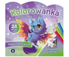 Skrzat Wydawnictwo Kolorow.su tattoo.FLUO Magiški padarai 78893