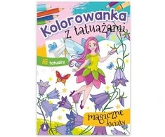 Skrzat Wydawnictwo Kolorow.su tatuaż.Magiczne kwiaty 73805