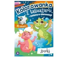 Skrzat Wydawnictwo Kolorow.su tatuiruotė. šviečia tamsoje! Drakonai 78794
