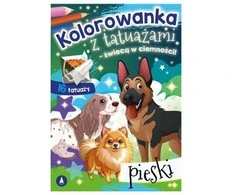 Skrzat Wydawnictwo Kolorow.su tatuaż.wiecš w ciemn! Pieski 79746