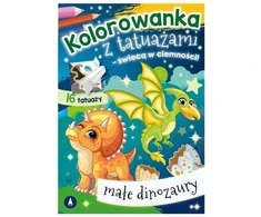 Skrzat Leidyklos „Kol.su“ tatuiruotė. Šviečia tamsoje! Maži dinozaurai 79760
