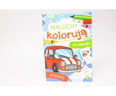 Leidykla „Skrzat“ Mažiems vaikams spalvotos transporto priemonės 71160