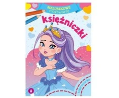 Skrzat Spalvinimo knygelė A5 Mažylių tapyba. Princesės GLOBAL 075403