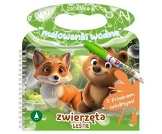 Skrzat Wydawnictwo Zadanka i malowanki wodne Zwierzęta lene 81055
