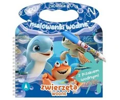Skrzat Wydawnictwo Zadanka i malowanki wodne Zwierzęta wodne 81048