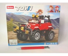 Sluban Construction Blocks Visureigis Miesto Automobilis 135vnt Vaikams