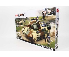 Vokietijos Panther Tank 725 El Modelis 2in1 Sluban Blocks Army Military B0859