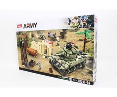 Dykumos mūšis El Alamein Sherman Diorama Sluban blokuoja armiją 719el B0713