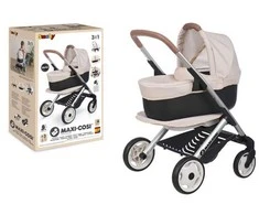 SMOBY Maxi Cosi wózek 3w1 smėlio spalva 253122