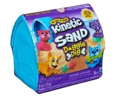 Spin Master Kinetic Sand - Piasek kinetyczny su figurką pieska