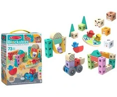 Melissa Doug - Blockables konstravimo rinkinys miestelis (806012)