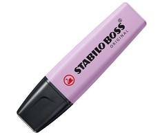 Stabilo Teksto žymeklis BOSS pastel. alyvų sp.