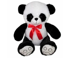 Sun-Day Pliušinis žaislas - panda su kaspinu, 30 cm