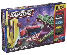 HTI REKLAMA „Crocodile Attack“ automobilių trasa „Crocodile Attack“ + 4 žvėrių mašinos „TEAMSTERZ Racing Cars 1417333 p6“
