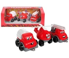 Technok mini gaisrinės transporto rinkinys 3 vnt 6153