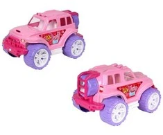 Technok Visureigis Jeep rausvos spalvos