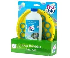 TM Toys Muilo burbulų rinkinys su medžiu ir skysčiu 0,4L, 3+, mėlyna/geltona