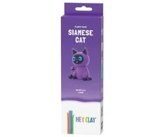 TM Toys HEY CLAY HCL30112CEE figūrėlė Pūkuoti gyvūnai Siamo katė 3 pakuotė