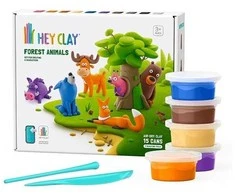 TM Toys TM Žaislai HEY CLAY Miško gyvūnai