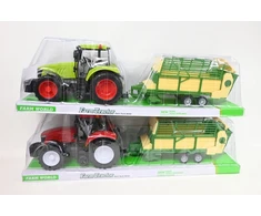 Fh Toys Traktor wielki su maszynš rolniczš 9011C 01883